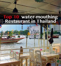 Top 10 water-mouthing Restaurant in Thailand
